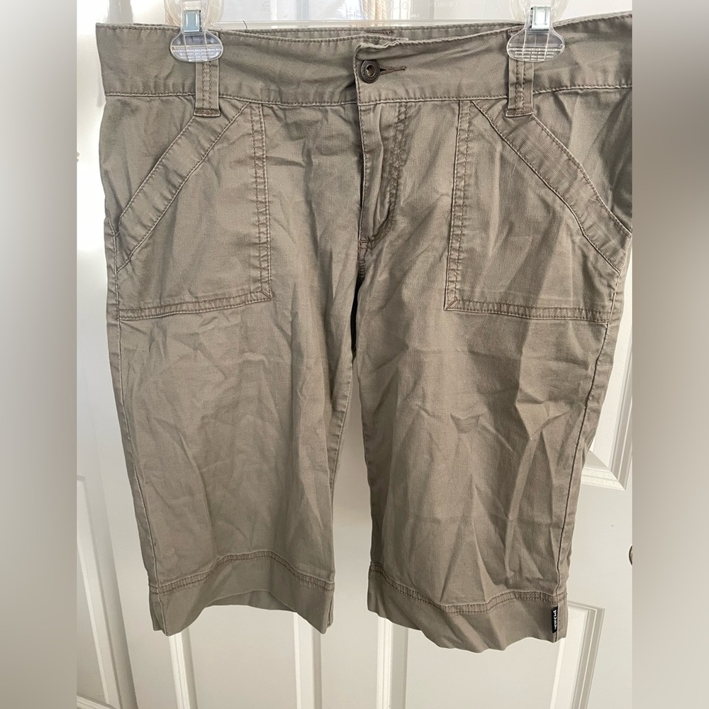 Fab Beige Prana 13" Lightly Ribbed Shorts 10